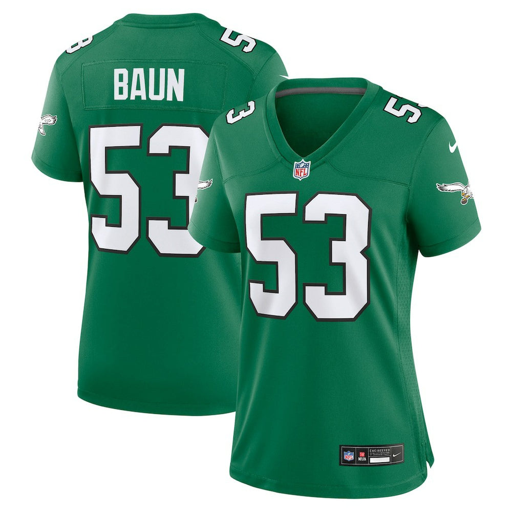 Zack Baun Philadelphia Eagles Women's Alternate Game Jersey - Kelly Green | Nike for sale