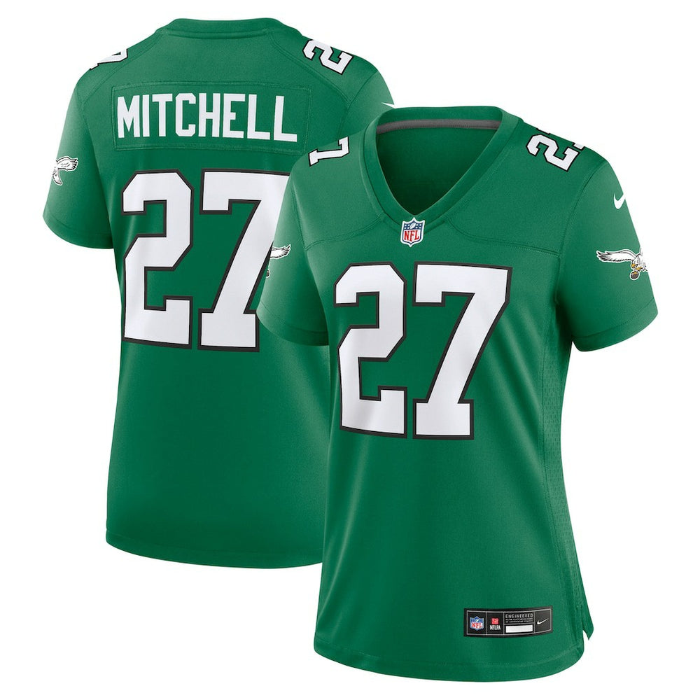 Quinyon Mitchell Philadelphia Eagles Women's Alternate Game Jersey - Kelly Green | Nike on sale
