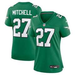 Quinyon Mitchell Philadelphia Eagles Women's Alternate Game Jersey - Kelly Green | Nike on sale