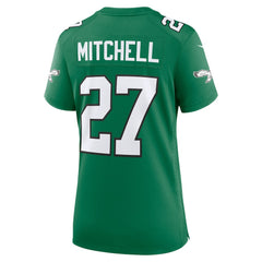 Quinyon Mitchell Philadelphia Eagles Women's Alternate Game Jersey - Kelly Green | Nike on sale