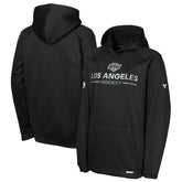 Los Angeles Kings Fanatics Youth Authentic Pro Rink Raglan Hoodie Black
