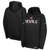 New Jersey Devils Fanatics Youth Authentic Pro Rink Raglan Hoodie Black
