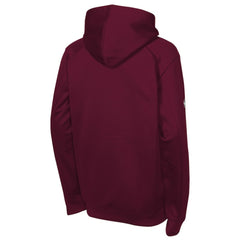 Colorado Avalanche Fanatics Youth Authentic Pro Rink Raglan Hoodie Burgundy