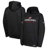 Carolina Hurricanes Fanatics Youth Authentic Pro Rink Raglan Hoodie Black
