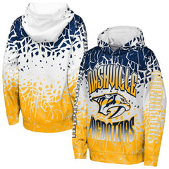 Nashville Predators Outerstuff Youth Frozen Frenzy Hoodie Navy