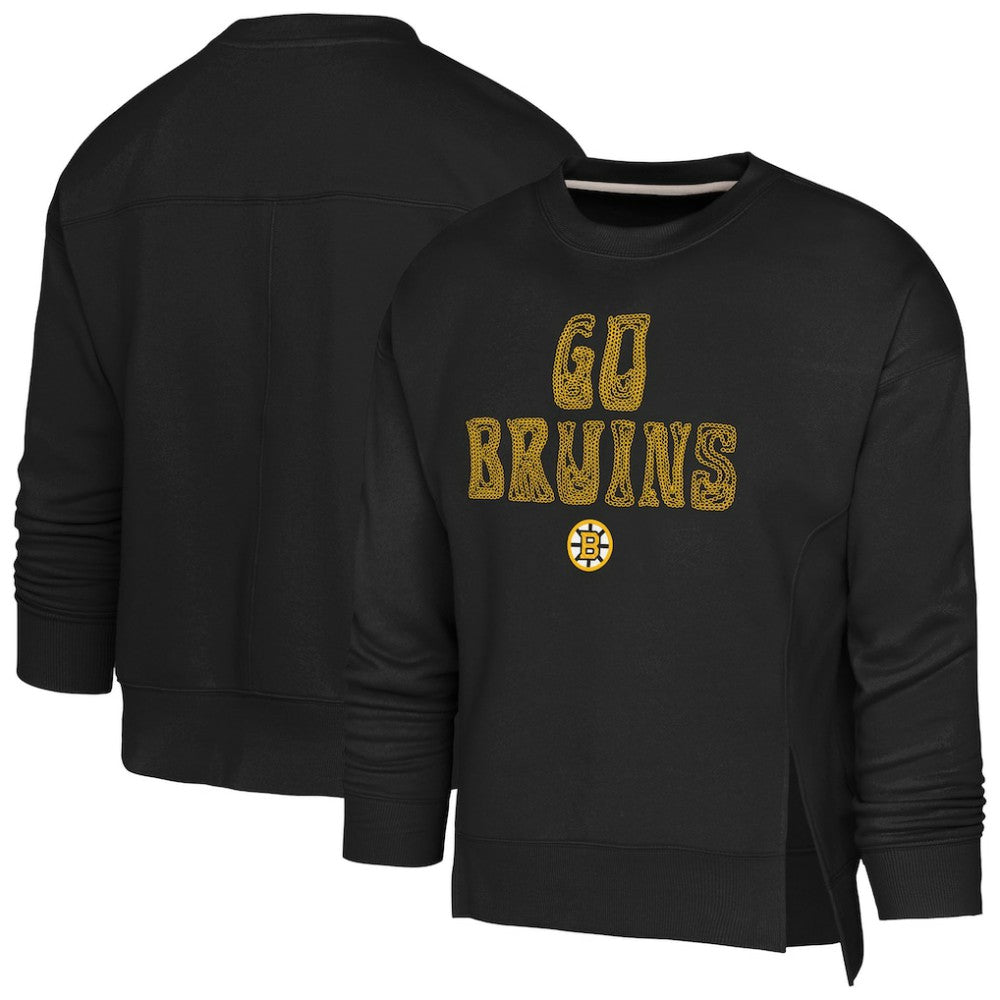 Boston Bruins Outerstuff Girls Youth Game Love Sweatshirt Black