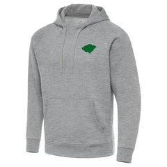 Minnesota Wild Antigua St. Patrick's Day Victory Pullover Hoodie Heather Gray