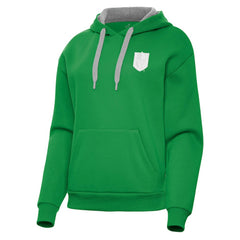 Vegas Golden Knights Antigua Women's St. Patrick's Day Victory Pullover Hoodie Kelly Green