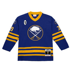Dominik Hasek Buffalo Sabres Mitchell & Ness 1995-96 Power Play Jersey Royal