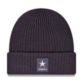 Dallas Cowboys New Era 2025 Sideline Cold Weather Cuffed Knit Hat - Charcoal on sale