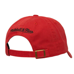 Chicago Bulls Women's Micro Lefty Adjustable Hat - Red | Mitchell & Ness sale