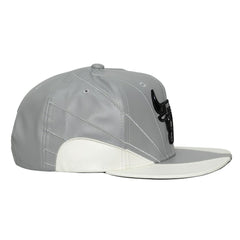 Chicago Bulls Day 12 Two-Tone Faux Leather Snapback Hat - Gray/White | Mitchell & Ness shop