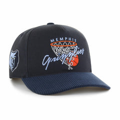 Memphis Grizzlies '47 Nothing But Net Hitch Adjustable Hat - Navy | 47 brand on sale