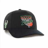 Milwaukee Bucks '47 Nothing But Net Hitch Adjustable Hat - Black | 47 brand on sale