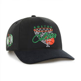 Boston Celtics '47 Nothing But Net Hitch Adjustable Hat - Black | 47 brand on sale