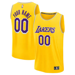 Los Angeles Lakers Youth Custom Fastbreak Jersey - Icon - Gold | Fanatics outlet