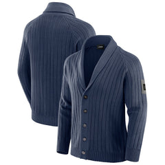Dallas Cowboys J. Palmer The Playmaker Cardigan Raglan Sweater - Navy on sale