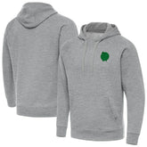 Boston Celtics Antigua St. Patrick's Day Victory Raglan Pullover Hoodie - Heather Gray online
