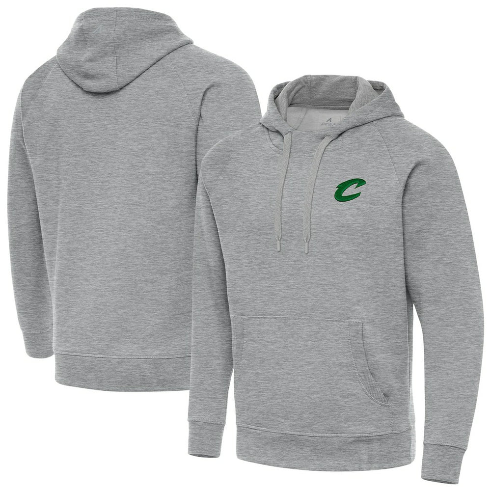 Cleveland Cavaliers Antigua St. Patrick's Day Victory Raglan Pullover Hoodie sale - Heather Gray on sale