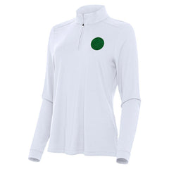Denver Nuggets Antigua Women's St. Patrick's Day Intent Quarter-Zip Top sale - White discount