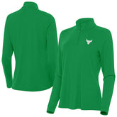 Chicago Bulls Antigua Women's St. Patrick's Day Intent Quarter-Zip Top - Kelly Green online