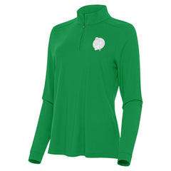 Boston Celtics Antigua Women's St. Patrick's Day Intent Quarter-Zip Top - Kelly Green online