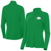 Los Angeles Lakers Antigua Women's St. Patrick's Day Intent Quarter-Zip Top - Kelly Green shop