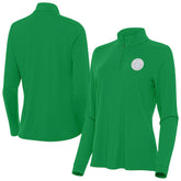 Denver Nuggets Antigua Women's St. Patrick's Day Intent Quarter-Zip Top sale - Kelly Green for sale