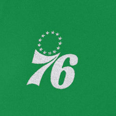 Philadelphia 76ers Antigua Women's St. Patrick's Day Intent Quarter-Zip Top - Kelly Green cheap