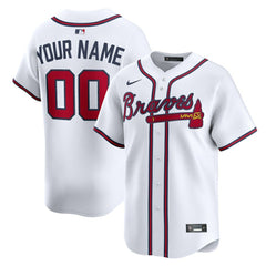Atlanta Braves Home Limited Custom Jersey - White | Nike