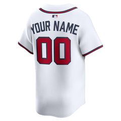 Atlanta Braves Home Limited Custom Jersey - White | Nike