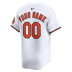 Baltimore Orioles Home Limited Custom Jersey - White | Nike