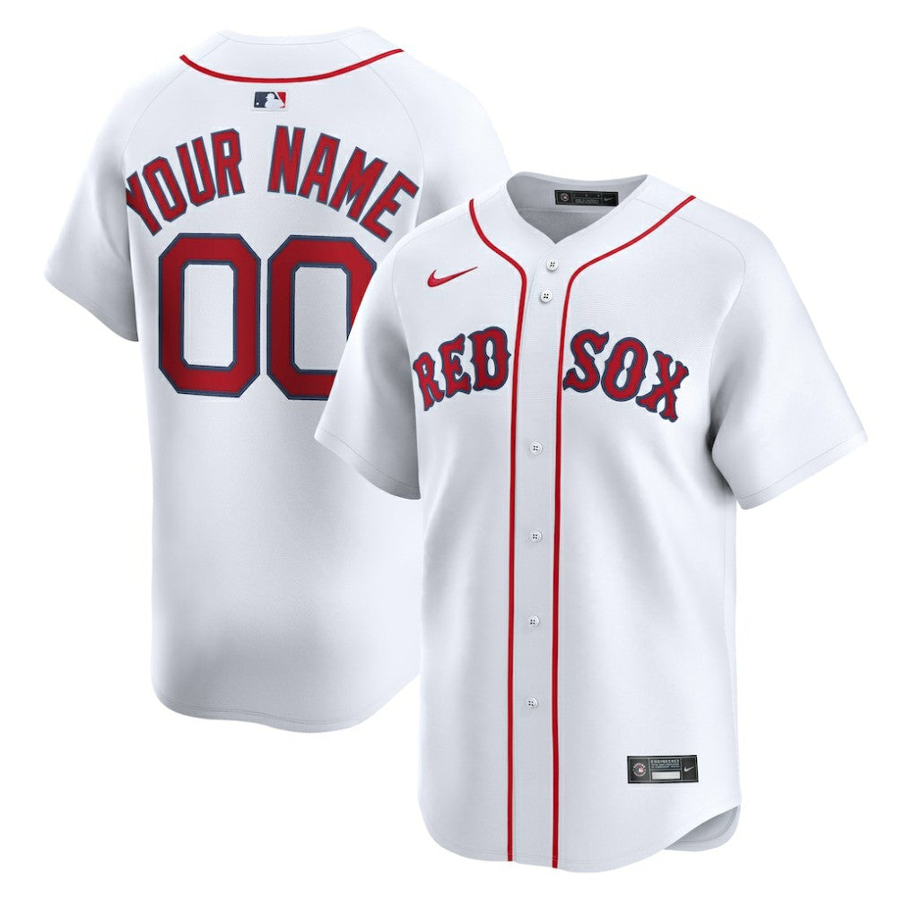Boston Red Sox Home Limited Custom Jersey - White | Nike