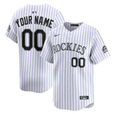 Colorado Rockies Home Limited Custom Jersey - White | Nike