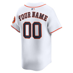 Houston Astros Home Limited Custom Jersey - White | Nike