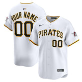 Pittsburgh Pirates Home Limited Custom Jersey - White | Nike