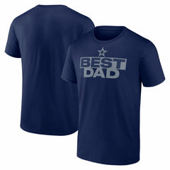 Dallas Cowboys Best Dad Father's Day T-Shirt - Navy online
