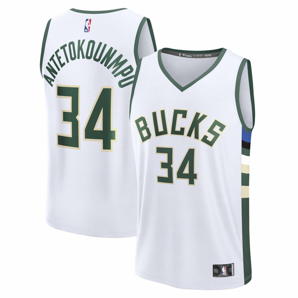 Giannis Antetokounmpo Milwaukee Bucks Fast Break Replica Player Jersey - Association Edition - White | Fanatics on sale
