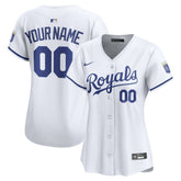 Kansas City Royals Women's Home Limited Custom Jersey - White | Nike