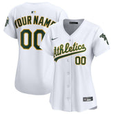 Athletics Women's Home Limited Custom Jersey - White | Nike