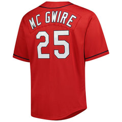 Mark McGwire St. Louis Cardinals Big & Tall Cooperstown Mesh Batting Practice Jersey - Red | Mitchell & Ness