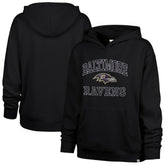 Baltimore Ravens '47 Women's Clarity Naomi Hoodie - Black discount