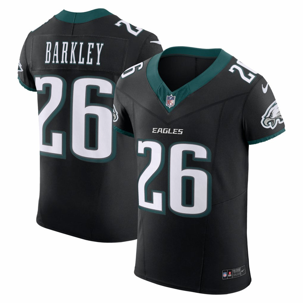 Saquon Barkley Philadelphia Eagles Alternate Vapor F.U.S.E. Elite Jersey - Black | Nike cheap