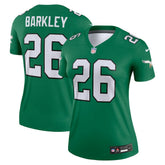 Saquon Barkley Philadelphia Eagles Women's Legend Player Performance Top - Kelly Green | Nike discount