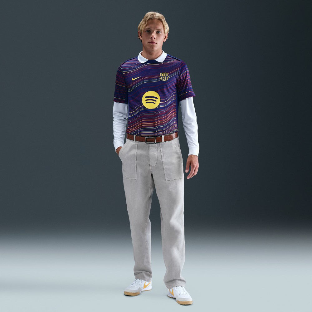Barcelona Home 2025/26 Academy Pro Pre-Match Top - Navy | Nike online