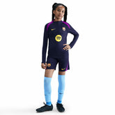 Barcelona Youth 2025/26 Strike Drill Quarter-Zip Dri-FIT Long Sleeve Top - Navy | Nike for sale