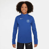 Chelsea Youth 2025/26 Strike Drill Quarter-Zip Dri-FIT Long Sleeve Top - Blue | Nike outlet