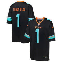 Tua Tagovailoa Miami Dolphins Youth 2025 Rivalries Collection Game Jersey - Pitch Blue | Nike for sale
