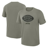 New York Jets 2025 Rivalries Collection Slub Dri-FIT T-Shirt - Dark Stucco | Nike on sale