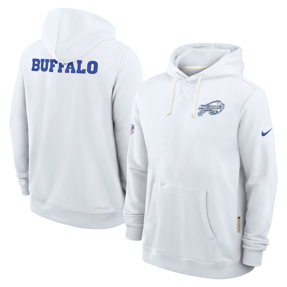 Buffalo Bills 2025 Rivalries Collection Standard Issue Sideline Dri-FIT Hoodie - White | Nike outlet